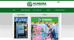 Desktop Screenshot of humana-slovakia.org